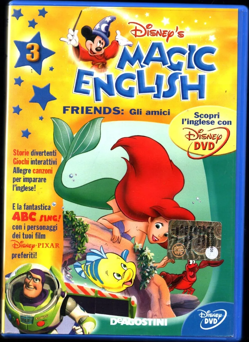 dvd curso ingles magic english 3 friends amigos - Comprar Cartazes