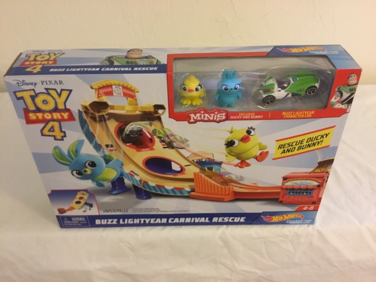 Toy Story 4 Buzz Lightyear Carnival Rescue (Bundle, with Character Cars #1 - #8)