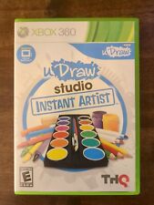 uDraw Studio Instant Artist Microsoft (Xbox 360, 2011) Complete w Manual in EUC