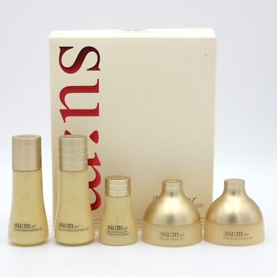 su:m37 Secret EX Special Gift Set 5 Items Anti Wrinkle Moisturizing K-Beauty