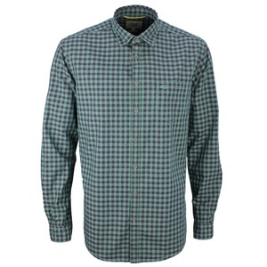camisa verde a cuadros