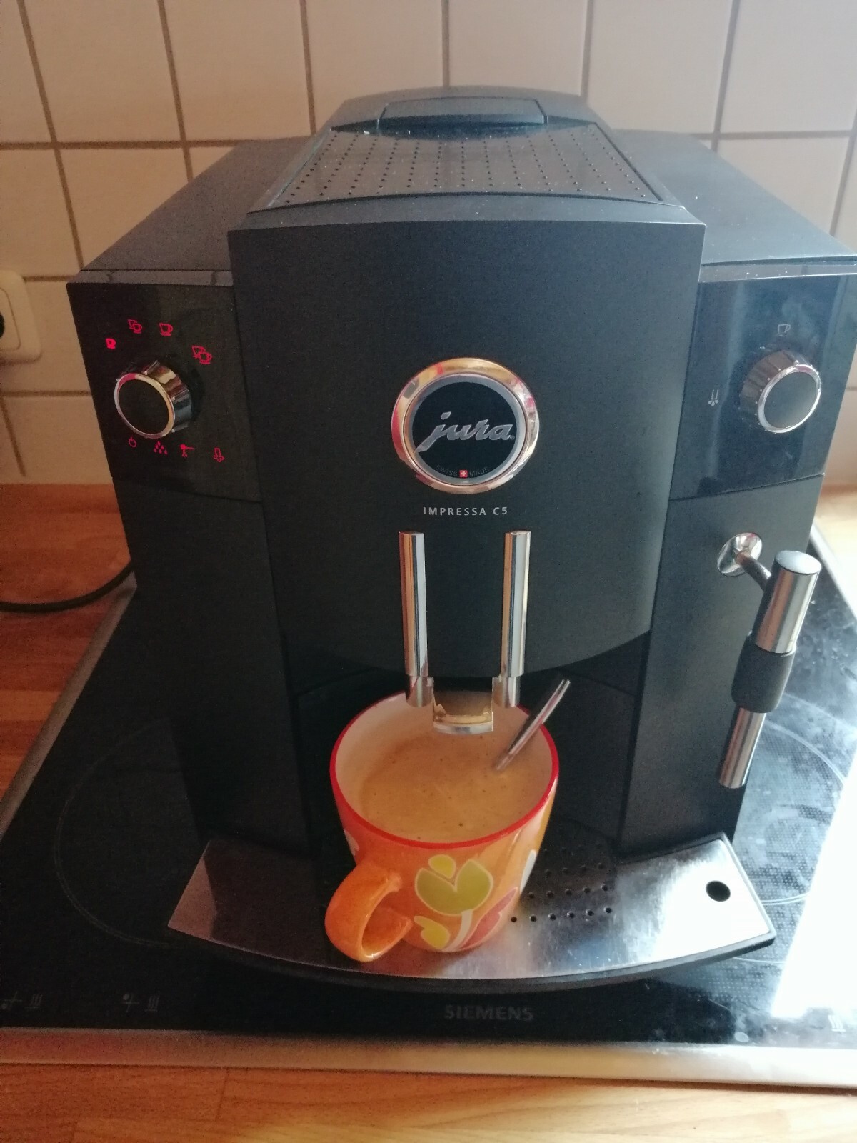 Jura Impressa C5 2-Tassen Kaffeevollautomat - Schwarz (13602) | Compra  online en eBay