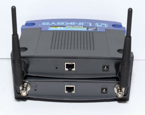 (2) Linksys WAP54G 2.4GHz Wireless Access Point AS IS For Parts Or Repair Only - Picture 3 of 12