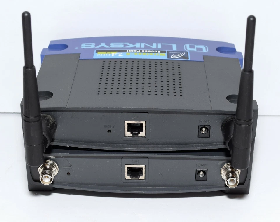 (2) Linksys WAP54G 2.4GHz Wireless Access Point AS IS For Parts Or Repair Only - Image 3 of 4