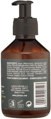 Proraso Cypress & Vetyver Beard Wash 200ml Erfrischender Bartreiniger