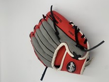 Rawlings Players Series Youth Kids 10" RHT Baseball Red Gray Mitt Glove - PL10SS