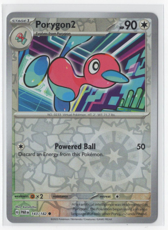 Pokemon Paradox Rift  143/182 Porygon2 Reverse Holo