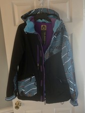 Empyre 10,000 Mm Waterproof Ski Snowboarding Jacket Women Sz M Hooded