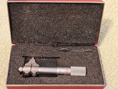 Starrett No 700 Inside Micrometer Machinist Tool .20''-1.20'' Caliper W/ Case VGC