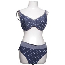 Lidea, Bikini, Größe: 42, Elasthan/Polyamid, Blau/Weiß, Gepunktet #rtL