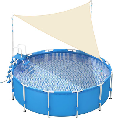 Adjustable UV Block Sunshade Canopy for 18-24ft Above Ground Pools