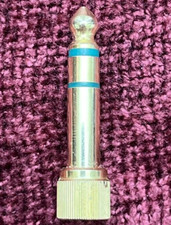 For Sony MDRV150 3.5mm TRS to 6.5mm Stereo Audio Headphone Speaker Converter