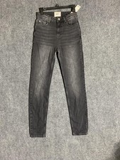 BDG High Rise Skinny Jeans Womens 26 Black Gray Urban Outfitters Stretch New