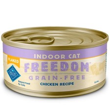Blue Buffalo Grain Free Indoor Cat Food 24 Pack 5.5 oz Real Chicken Recipe 8.73 per gallon