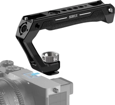SIRUI Cold Shoe Mount Camera Top Handle, Universal Cage Hand Black 