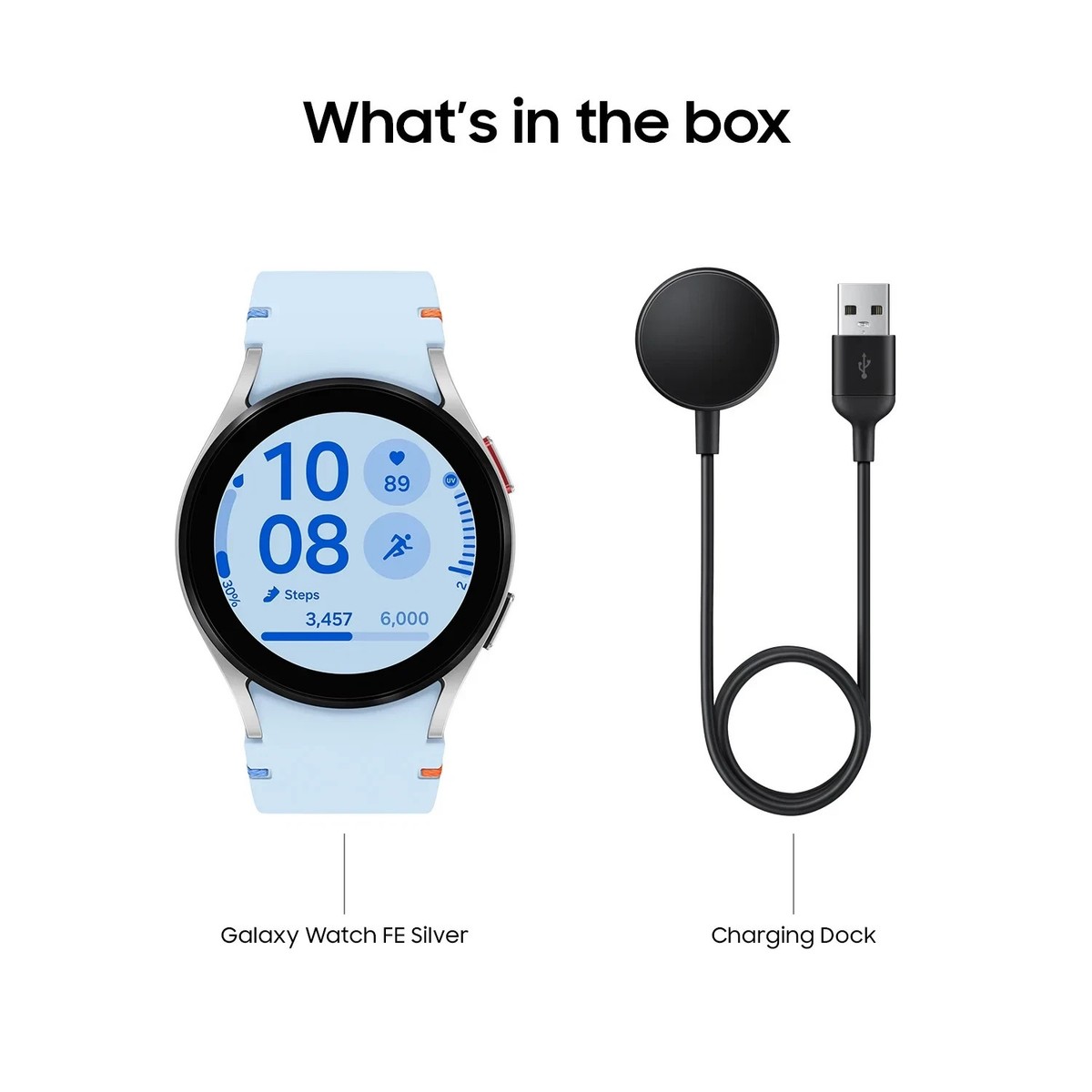 Samsung - Galaxy Watch FE Smartwatch 40mm BT, GPS, WiFI - with 