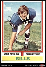 1974 Topps #79 Walt Patulski Bills Notre Dame 5 - EX