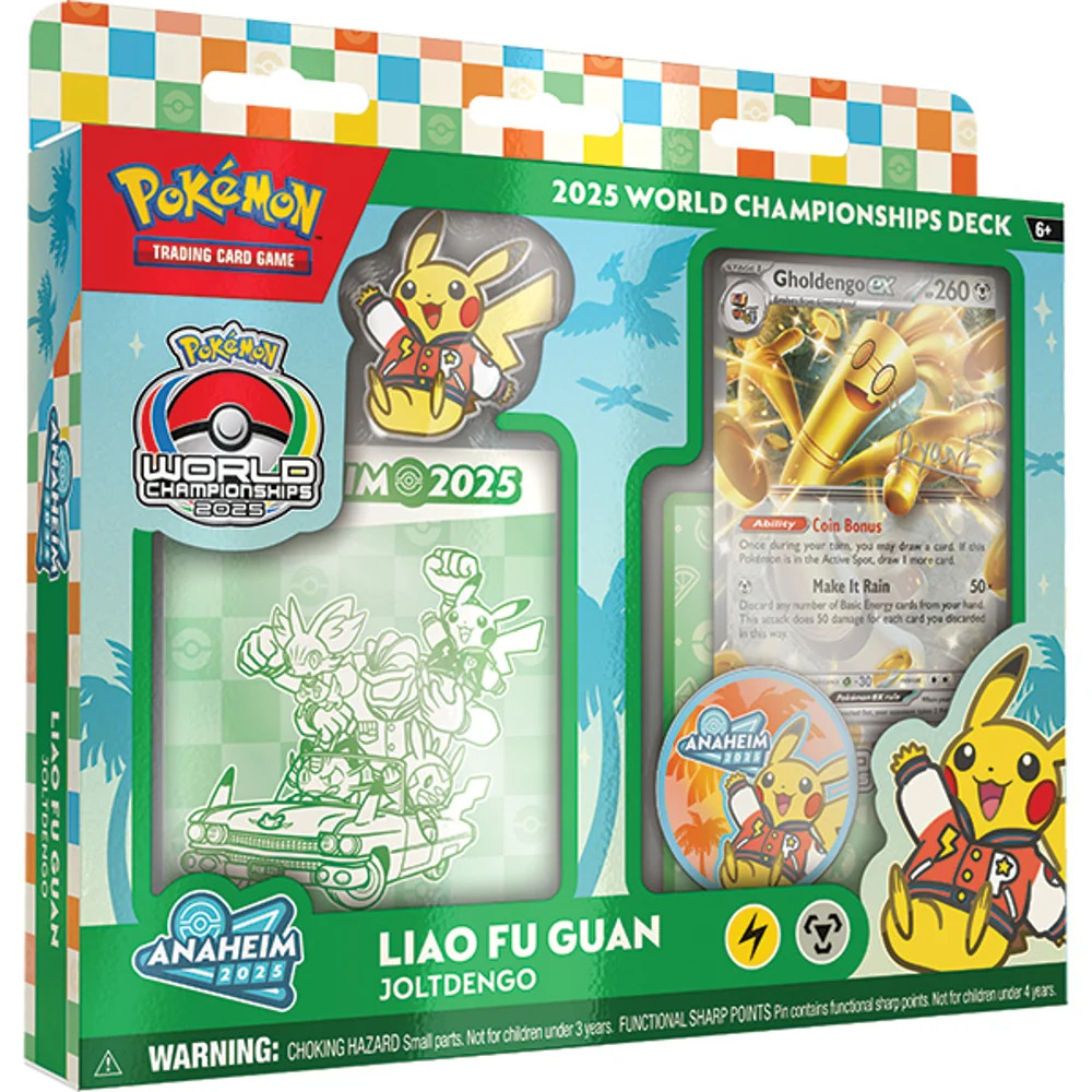 Pokémon 2025 World Championship Deck (JoltDengo - Liao Fu Guan