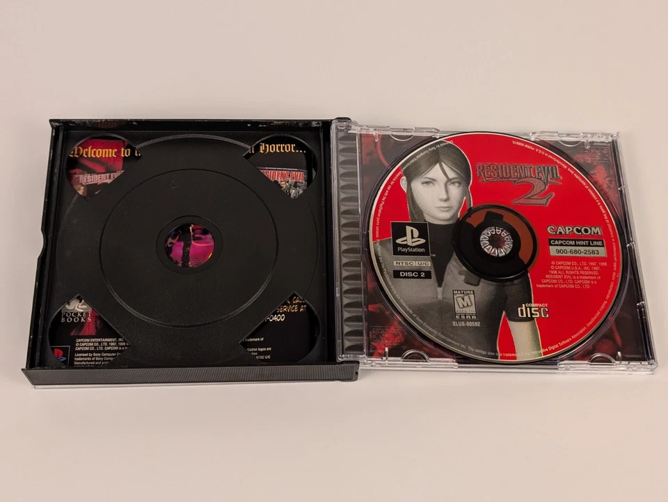Resident Evil 2 (Sony PlayStation 1, PS1, 1998) ➡️CIB Complete w/ Reg - Tested🔥 - Image 4 of 4
