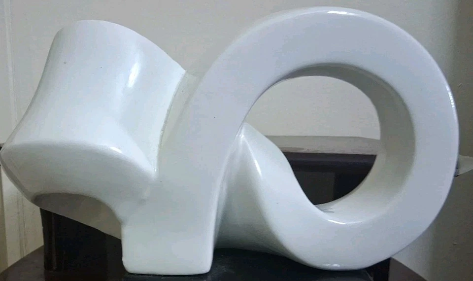 Urban Trends Collection White Sculpture Item # 43123 - Image 3 of 4