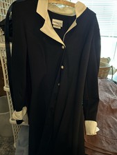 Paquette Too Black and White Vintage Dress Size 10. Pearlescent Buttons