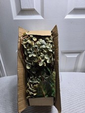 Faux Hydrangea Silk Flowers Decoration 24 inch Green Artificial Stems 8 Pack New