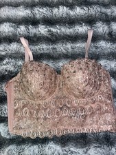 Pink Corset Crop Top.