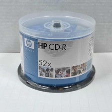 HP 52x 700MB 80-Minute CD-R Media - 50 Pack Spindle New Sealed