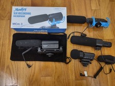 On-Camera Shotgun Microphones Lot, for DSLR Cameras and HD Camcorders USED