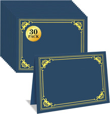 30 Packs Certificate Holders, Navy Blue Certificate Covers, Diploma Holders, Cer