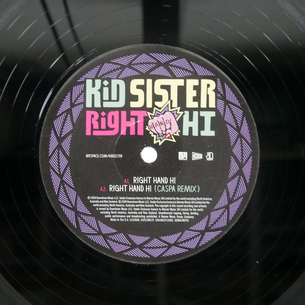 KID SISTER RIGHT HAND HI ASYLUM ASYLUM13T UK VINYL 12