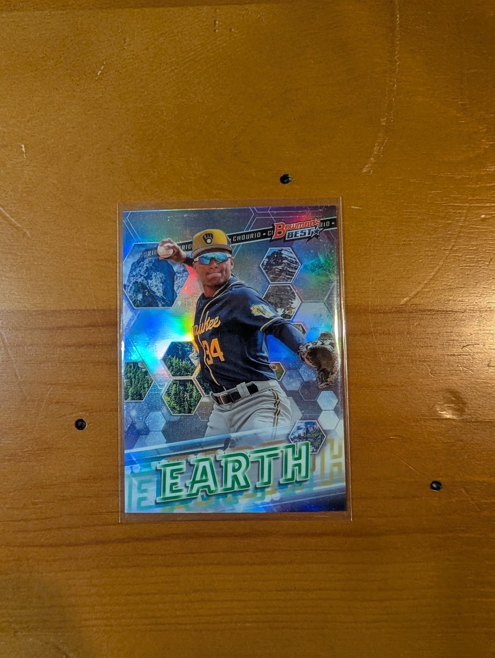 2022 Bowman's Best Baseball Jackson Chourio #EE-14 Elements of Excellence Silver