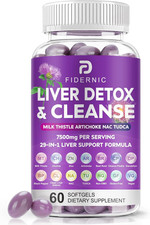 Liver Cleanse Detox  Repair - Herbal Liver Support Milk Thistle Supplement, 750