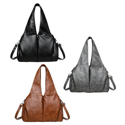 Pu LeaHter Umhängetasche, Schulterhandtasche, elegante Hobo Totes -Tasche,