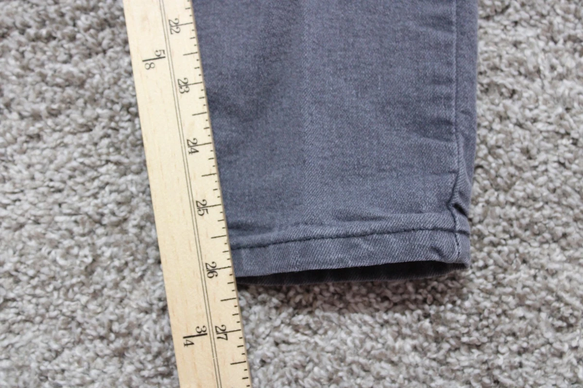 Jeans Forever 21 Junior Talla 28 Gris Desteñido Elástico 28X26