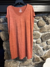 Time and True Women's Sleeveless T-shirt Dress Size L