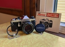 Pentax ME 35mm Film Camera with Pentax M 50mm f1.4 Lens Filter Cap Manual
