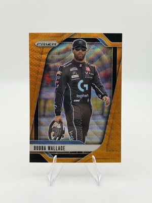 2025 Panini Racing Prizm Orange Wave 117/125 Bubba Wallace #19