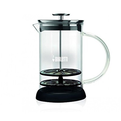 Bialetti, Cappuccino machine Milk Frother, 3-Cup (330 ml-11 Oz), Silver
