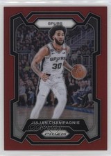 2023-24 Panini Prizm Red Prizm 200/299 Julian Champagnie #124 2w6