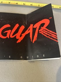 Vintage Rare Atari Jaguar system console manual Only  USER&rsquo;s GUIDE
