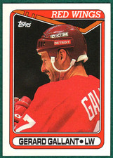 Gerard Gallant - 1990-91 Topps #322 - Detroit Red Wings Hockey Card