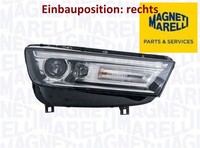 Magneti Marelli 710815019002 Hauptscheinwerfer Rechts Scheinwerfer FüR Audi