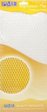 PME Honeycomb Design Impression Mat 12"L x 6"W, Yellow 
