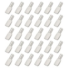 60 PCS 5mm Shelf Pins, Shelf Holders Support Pegs (Silver)