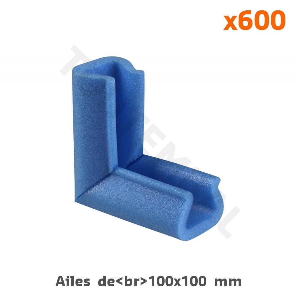 Coin en mousse U anti-choc pour chants 6-25mm : protégez vos miroirs des bris