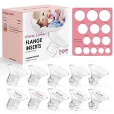 Flange Sizing Kit with 13/15/17/19/21mm for 24mm Electric Breast Pump Flanges...