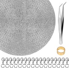 50 Feet Stainless Steel Chains for Jewelry Making, Jewelry Chain Bulk Small Met