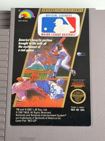 Vintage NES Sport games Play Action Football Tecmo Bowl  Major League Baseball