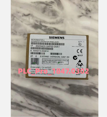 1PCS 6SE6400-0AP00-0AA1 1PCS Brand New Siemens 6SE64000AP000AA1